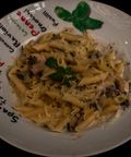 Pasta Crema Di Funghi - Nonnas Pizzeria